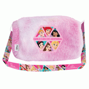 Disney Princess สมุดระบายสีแสนสวย Banquet in the Palace + กระเป๋าขนฟูลายหกเหลี่ยม